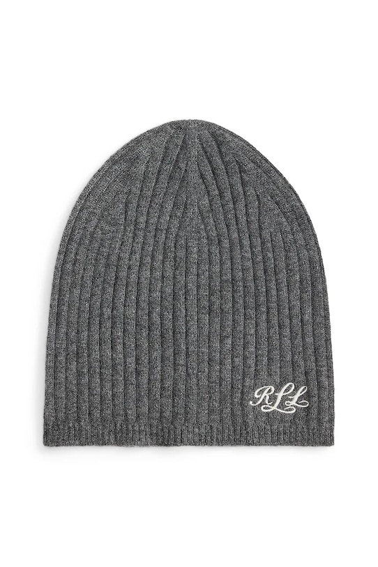 Lauren Ralph Lauren czapka kaszmirowa wełna szary 454P04475