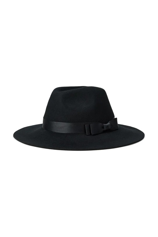 Volnen klobuk Lauren Ralph Lauren Našitek črna 454P04549