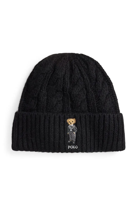 Kapa z dodatkom volne Polo Ralph Lauren Našitek črna 455P04647