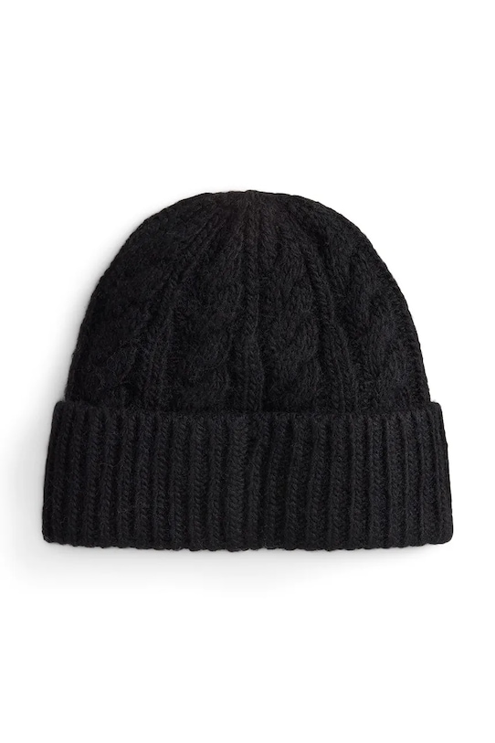 Polo Ralph Lauren czapka z dodatkiem wełny 455P04647 czarny AW25