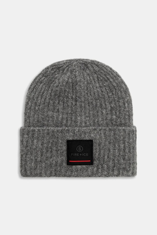 Levi's czapka z dodatkiem wełny TUANA aplikacja szary 94569302