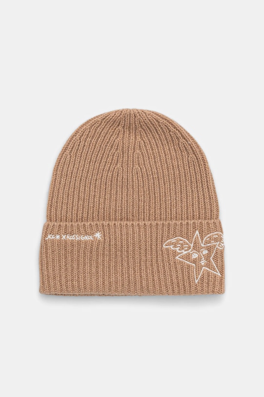Kašmírová čepice Rossignol JCC vlna béžová RLOWH07