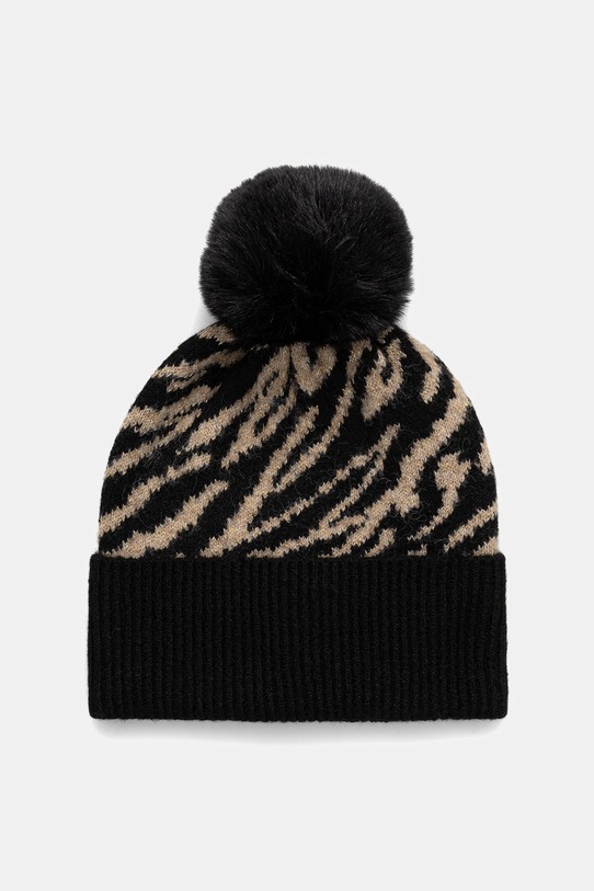 Morgan czapka z domieszką wełny z domieszką wełny czarny 5BOZEB