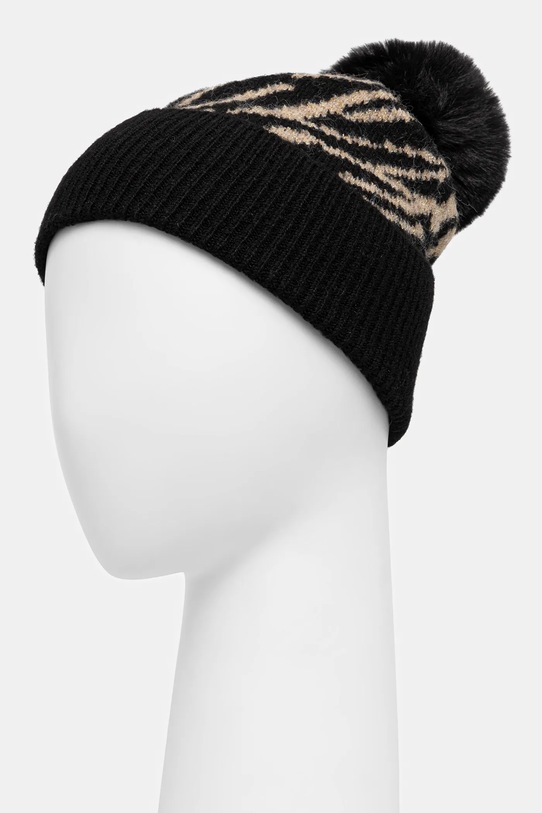 Morgan czapka z domieszką wełny 5BOZEB czarny SS26