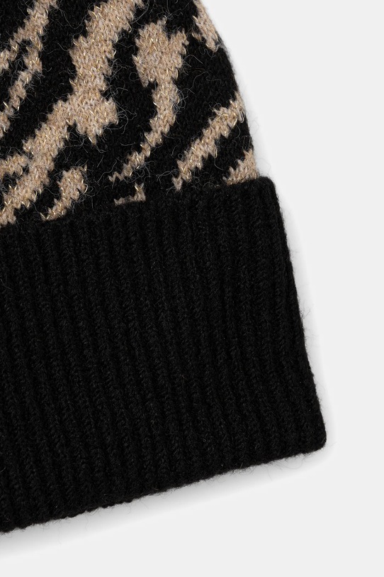 Akcesoria Morgan czapka z domieszką wełny 5BOZEB czarny