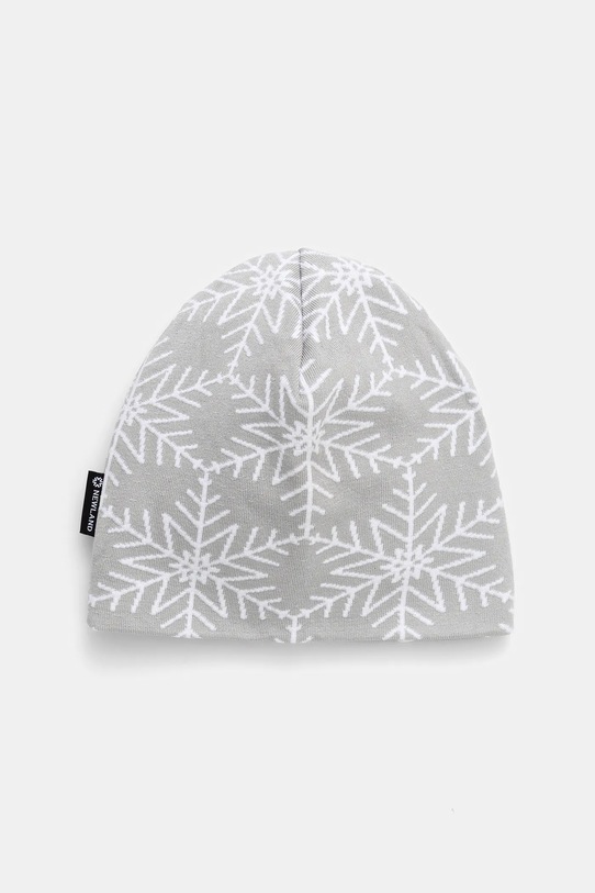 Newland czapka DOUBLE BEANIE drobny wzór szary N54647.143