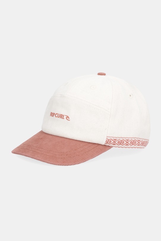 Бавовняна бейсболка Rip Curl аплікація бежевий 06XWHE