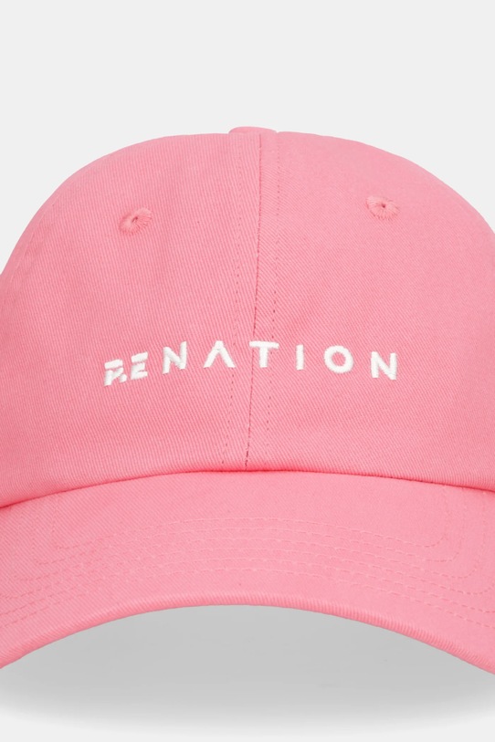 P.E Nation czapka z daszkiem bawełniana Shift Cap 254A089 różowy AW25