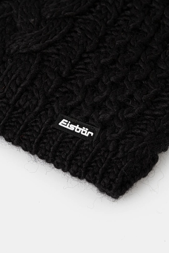 Eisbar czapka z dodatkiem wełny Afra Lux MÜ E80111 czarny AW25