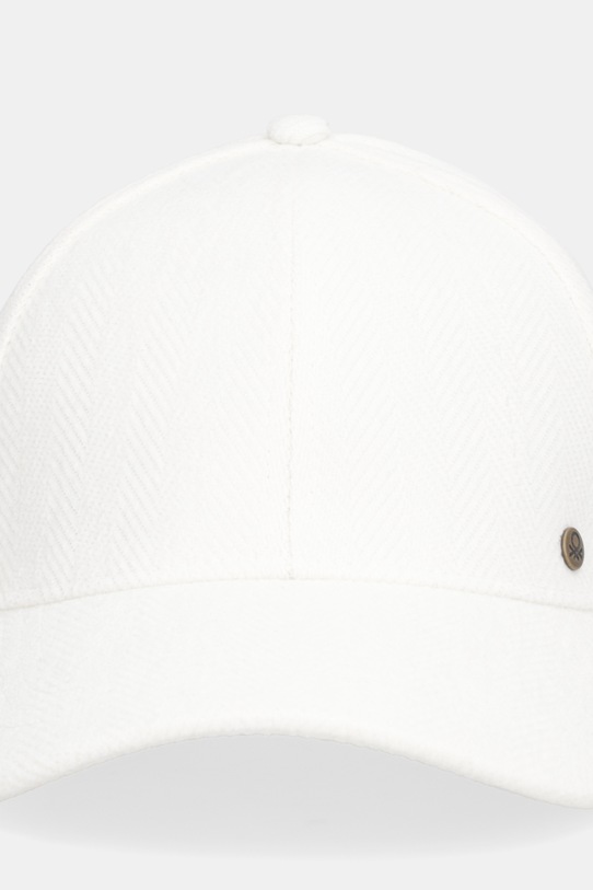United Colors of Benetton czapka z daszkiem 60OZDA01C beżowy AW25