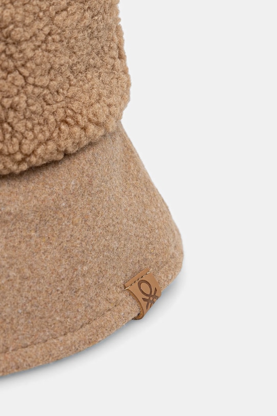 Akcesoria United Colors of Benetton kapelusz 63KHDA01D beżowy