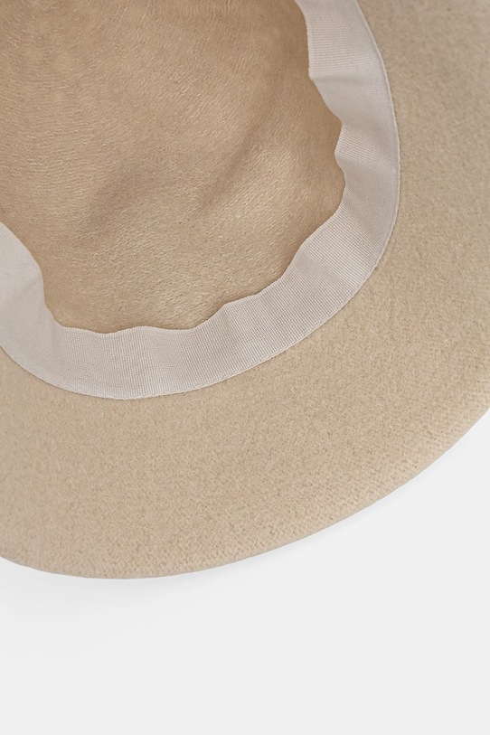 Μάλλινο καπέλο United Colors of Benetton μπεζ 6IOKDA01K