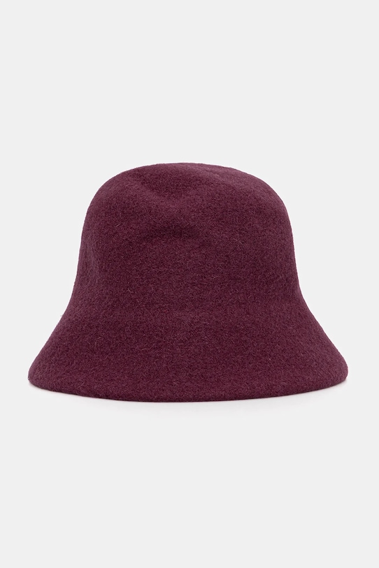 United Colors of Benetton kapelusz wełniany wełna fioletowy 6IOKDA01K