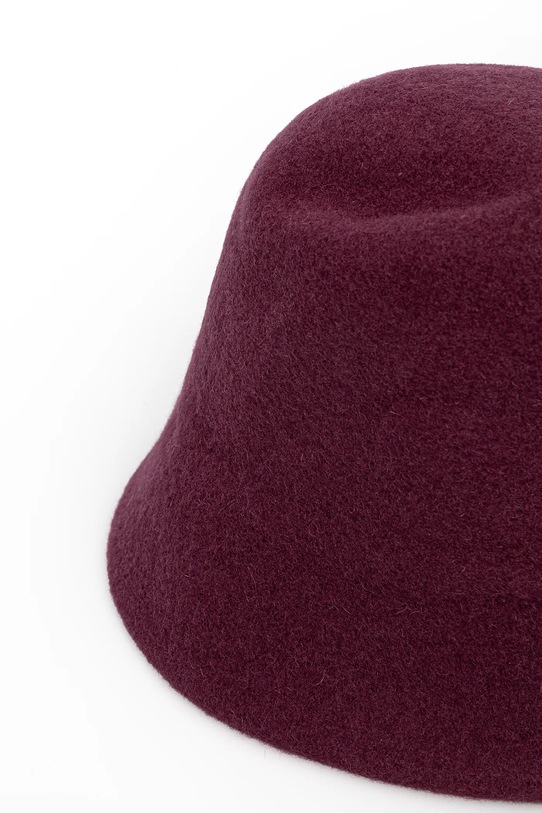 United Colors of Benetton kapelusz wełniany 6IOKDA01K fioletowy AW25