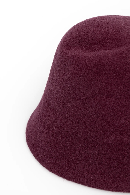 United Colors of Benetton kapelusz wełniany 6IOKDA01K fioletowy AW25