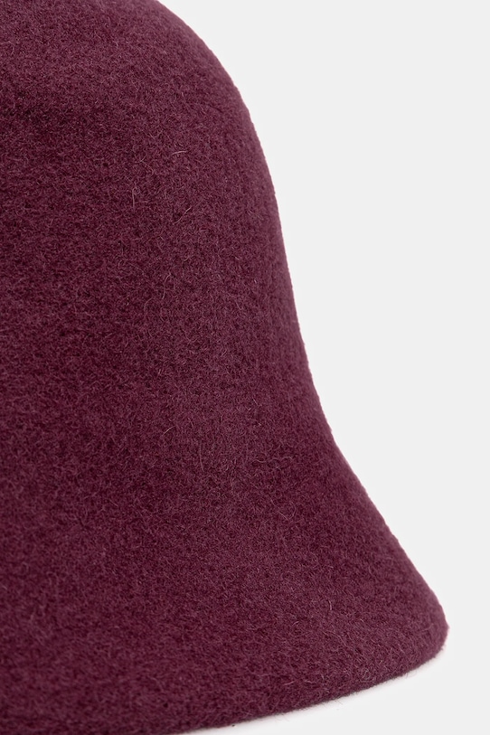 Akcesoria United Colors of Benetton kapelusz wełniany 6IOKDA01K fioletowy