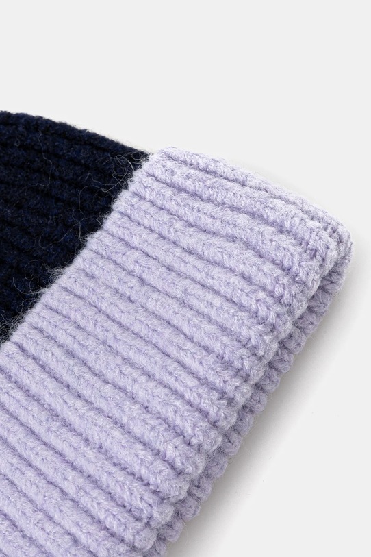 Accesorii United Colors of Benetton căciulă din amestec de lână 6NWBDA01L bleumarin