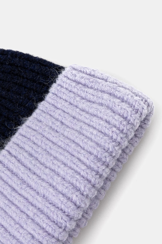 Accesorii United Colors of Benetton căciulă din amestec de lână 6NWBDA01L bleumarin