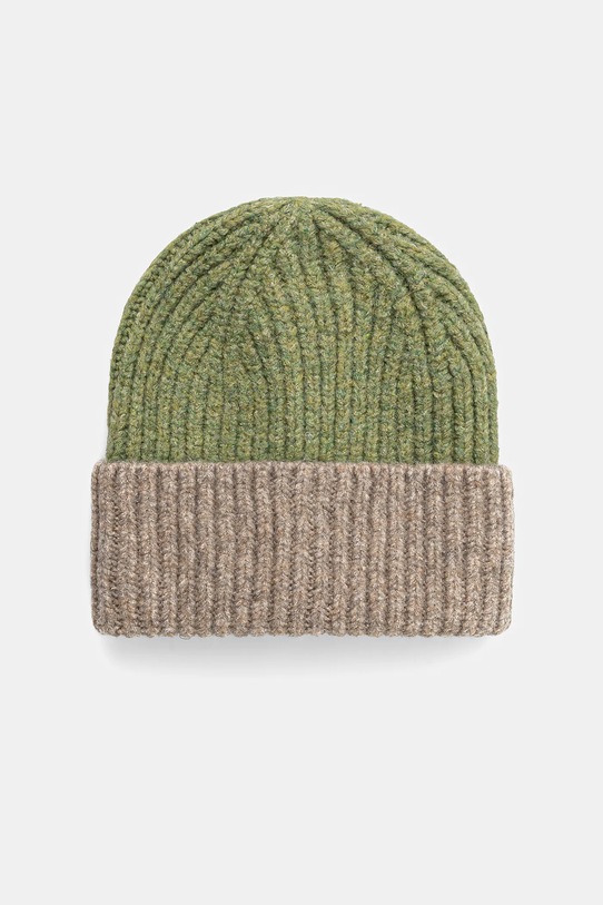 Σκουφί από μείγμα μαλλιού United Colors of Benetton με μείγμα μαλλιού πράσινο 6NWBDA01L
