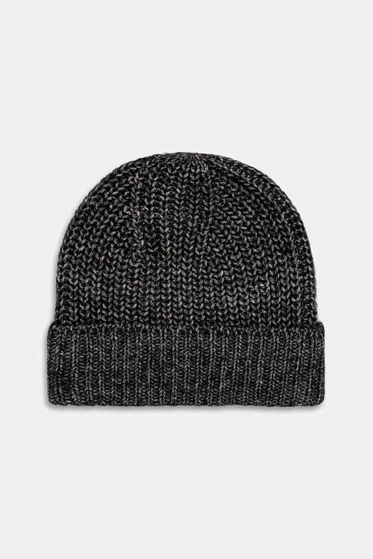 Sisley czapka z dodatkiem wełny melanż szary 1H5BLA00K