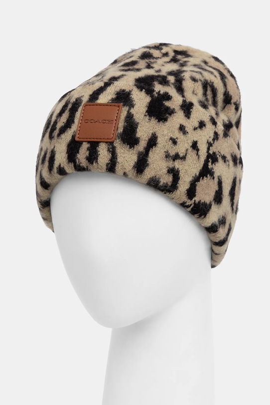 Шапка с добавлением шерсти Coach 29CCL50 чёрный AW25