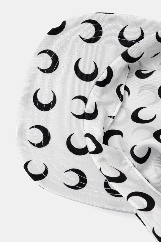 Marine Serre șapcă cozoroc Moon Silk Veiled alb UHG035ACWOV0043