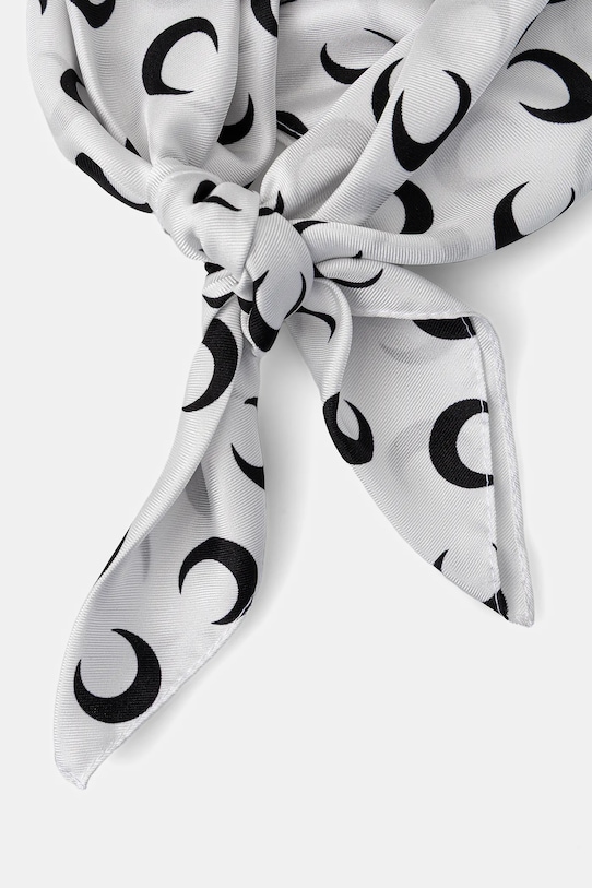 Marine Serre șapcă cozoroc Moon Silk Veiled UHG035ACWOV0043 alb