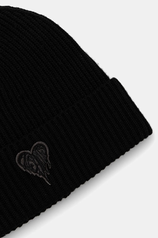 AllSaints czapka z dodatkiem wełny 29ASWC531285 czarny AW25