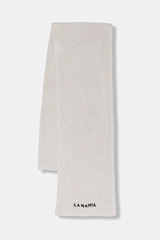 La Mania szalik wełniany MAEVE aplikacja beżowy LM.MAEVE