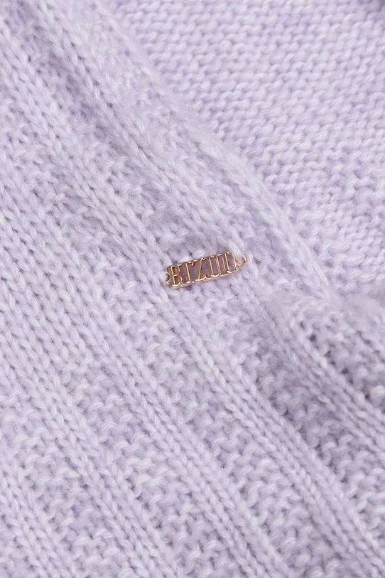 Akcesoria Bizuu kominiarka z dodatkiem wełny BIFFI BIFFI.FIOLETOWY fioletowy