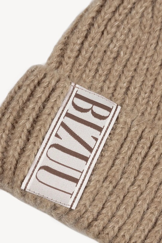 Bizuu czapka z dodatkiem wełny LORRO beżowy LORRO.BEZOWY