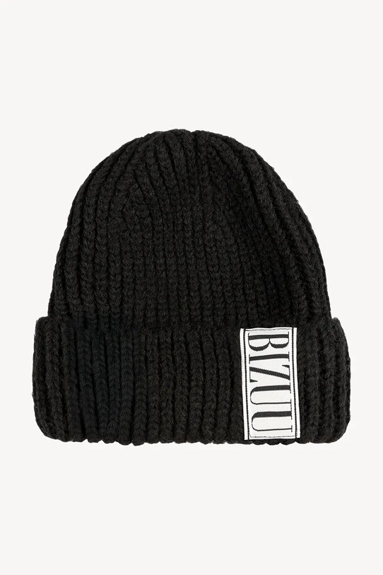 Σκουφάκι με προσθήκη μαλλιού Bizuu LORRO LORRO.CZARNY μαύρο AW25