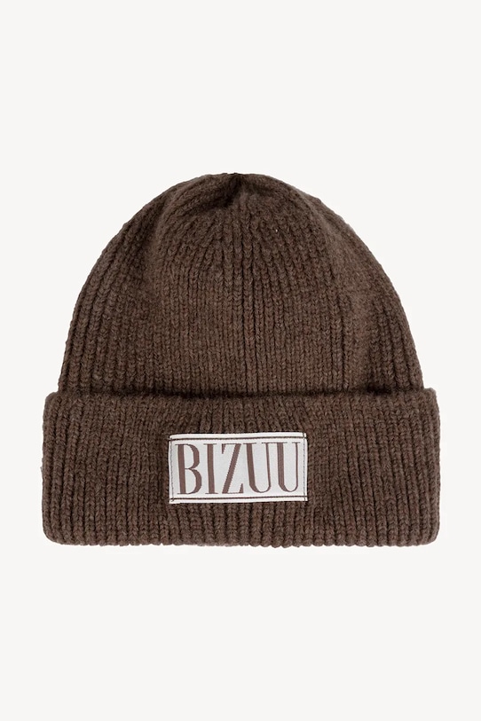 Bizuu pălărie din amestec de lână MOYU MOYU.BRAZOWY maro AW25