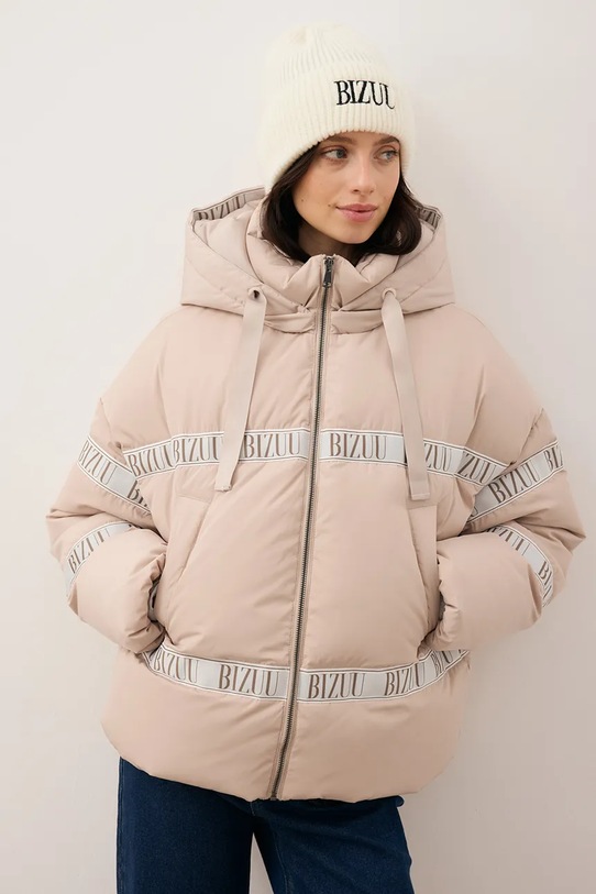 Bizuu pălărie din amestec de lână ROYU ROYU.KREMOWY