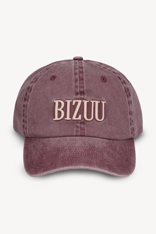 Bizuu șapcă de baseball din bumbac ZANE ZANE.BORDOWY burgundia AW25