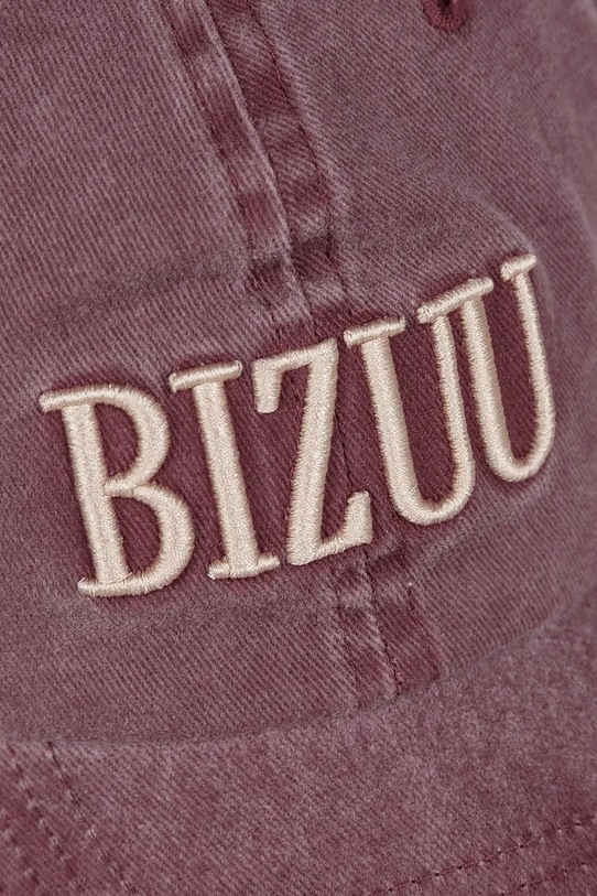Bizuu șapcă de baseball din bumbac ZANE burgundia ZANE.BORDOWY