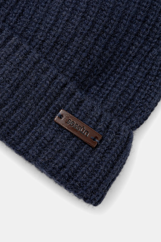 Akcesoria Sessun czapka z dodatkiem wełny 25115003 granatowy