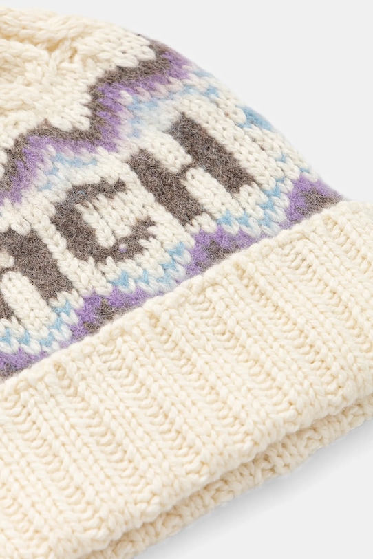 Akcesoria Coach czapka z dodatkiem wełny 29CCL51 beżowy