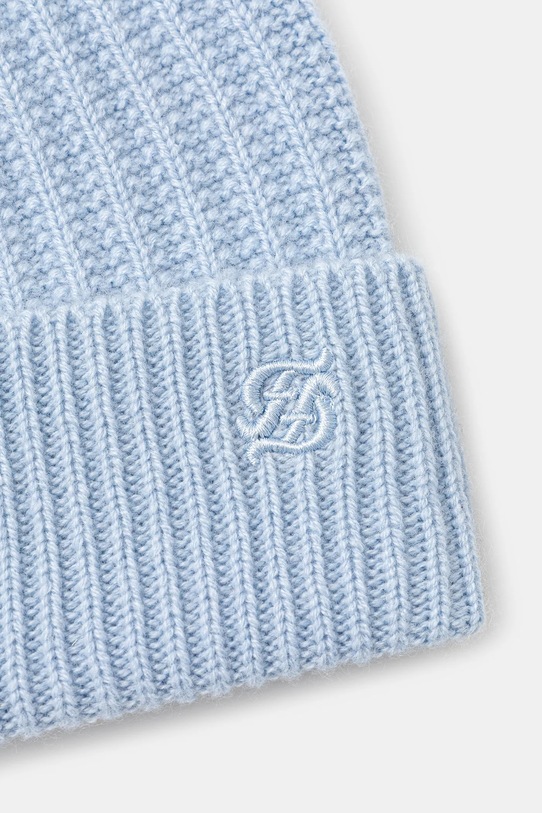 Akcesoria FROM FUTURE czapka kaszmirowa ABO03515 niebieski