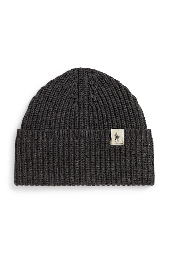 Polo Ralph Lauren căciulă de bumbac pentru copii uni gri 313950725005
