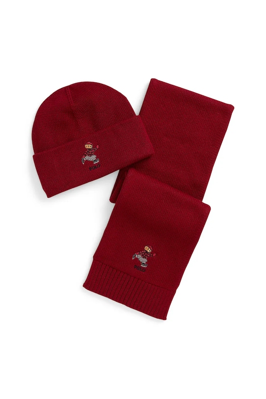 Polo Ralph Lauren komplet średniej grubości czerwony 313980699001