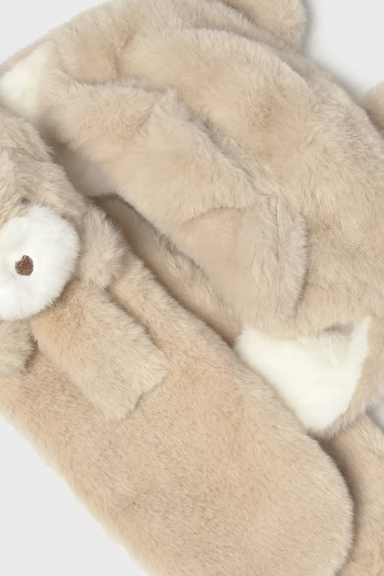 Fete Mayoral șapcă și eșarfă pentru copii 10020.4H.Baby.9BYA bej