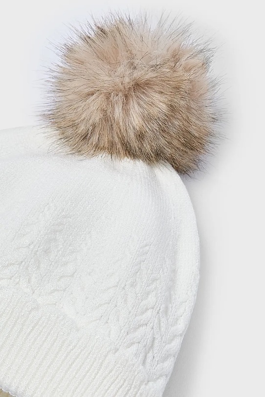 Детска шапка Mayoral 10075.6C.Mini.9BYA бял AW25