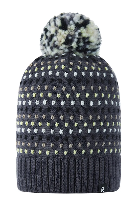 Reima czapka z dodatkiem wełny dziecięca Pampula średniej grubości szary 5300234B.9BYA