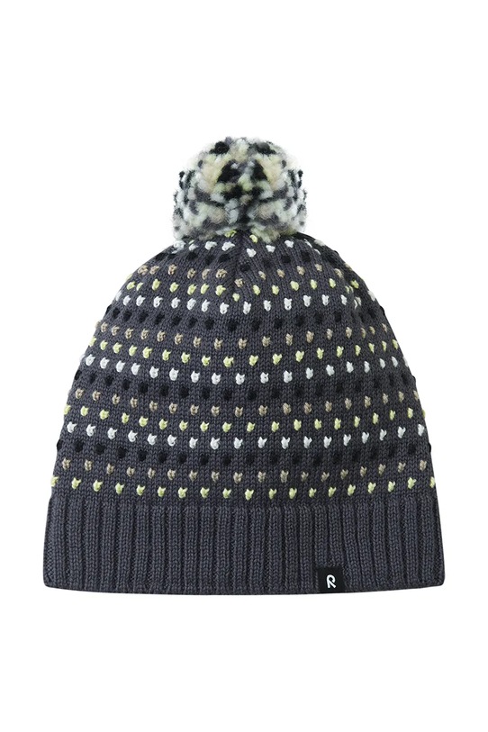 Reima czapka z dodatkiem wełny dziecięca Pampula 5300234B.9BYA szary AW25