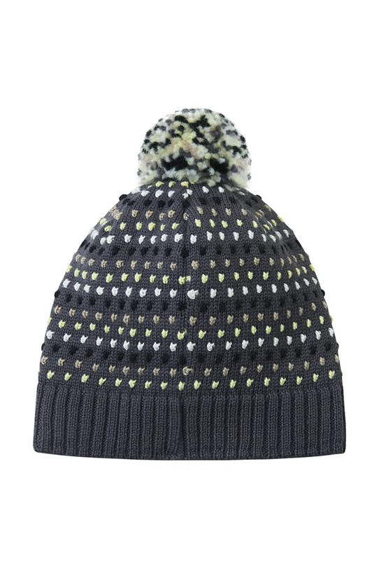 Dziewczynka Reima czapka z dodatkiem wełny dziecięca Pampula 5300234B.9BYA szary