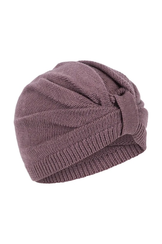 Konges Sløjd czapka wełniana dziecięca LOULI BONNET wełna fioletowy KS103498.9BYA