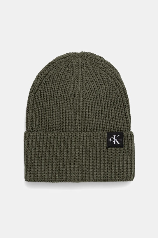 Calvin Klein Jeans czapka dziecięca IU0IU00440.9BYA zielony AW25
