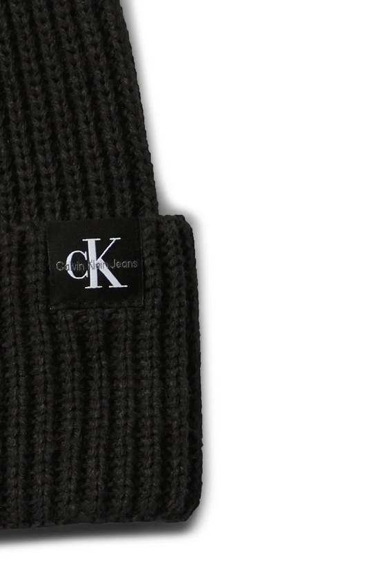 Calvin Klein Jeans czapka i szalik dziecięcy IU0IU00638.9BYA czarny AW25