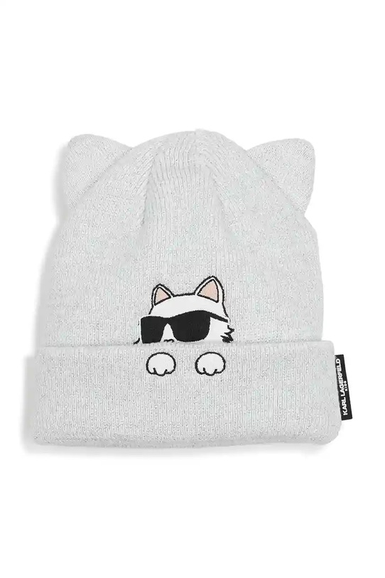 Karl Lagerfeld căciulă de bumbac pentru copii bumbac alb Z31003